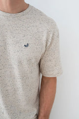 George Bay Rundhals-T-Shirt White Neps | TWOTHIRDS