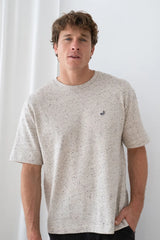 George Bay Rundhals-T-Shirt White Neps | TWOTHIRDS