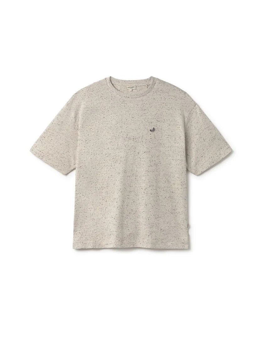 George Bay Rundhals-T-Shirt White Neps | TWOTHIRDS