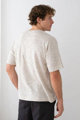 George Bay Rundhals-T-Shirt White Neps | TWOTHIRDS