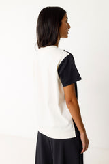 T-Shirt Graxi Damen Creme GOTS-Baumwolle | Skfk