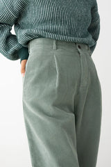 Haruku Corduroy Washed Green | TWOTHIRDS