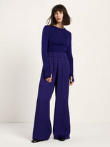 Wide-Leg Trousers Violet | Lanius