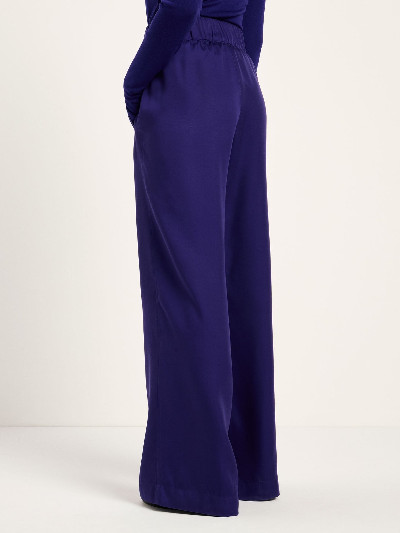 Wide-Leg Trousers Violet | Lanius