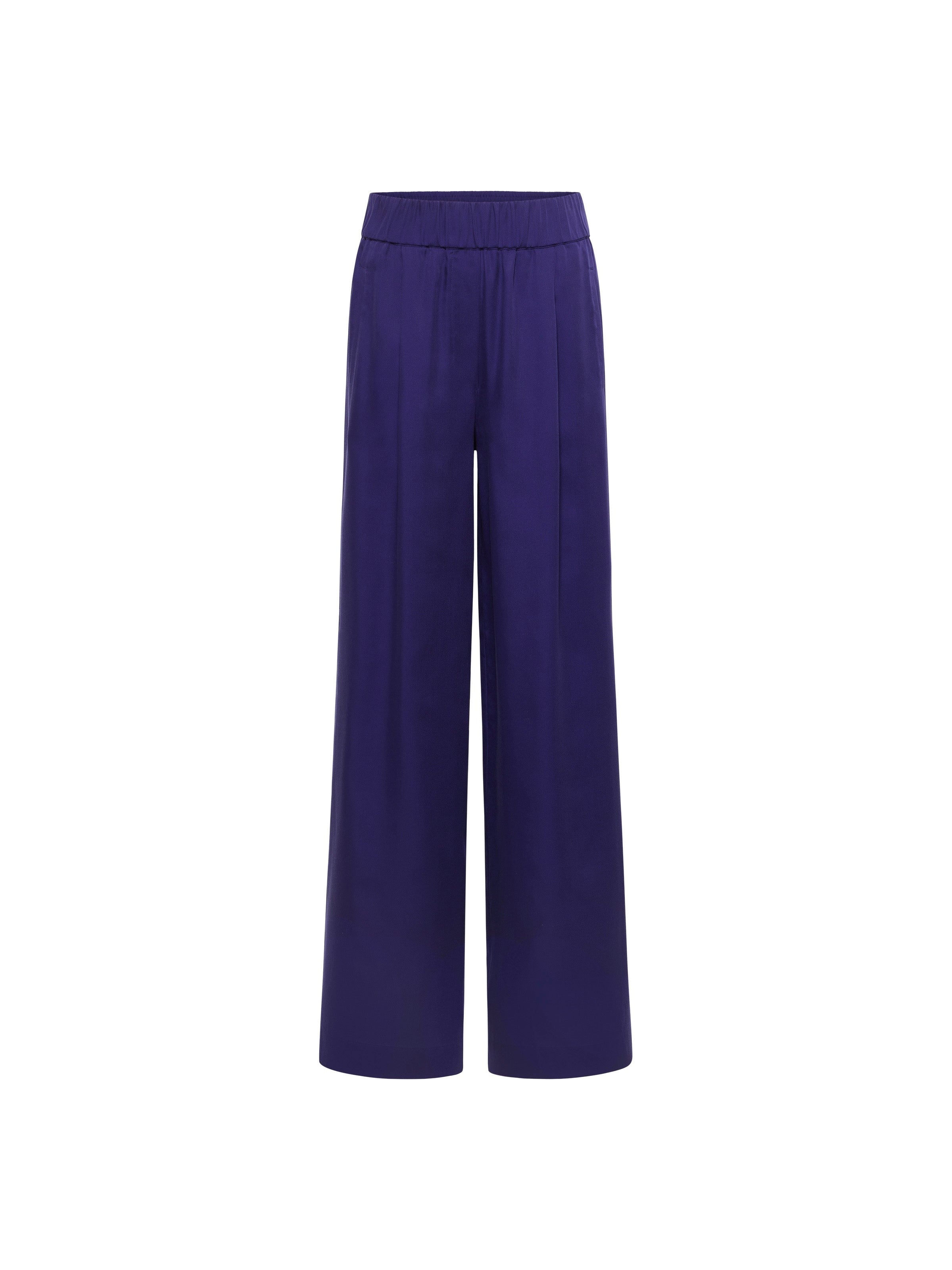 Wide-Leg Trousers Violet | Lanius