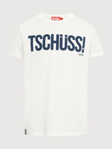 Tschuess von weißen Männern Baumwoll-T-Shirt | Derbe