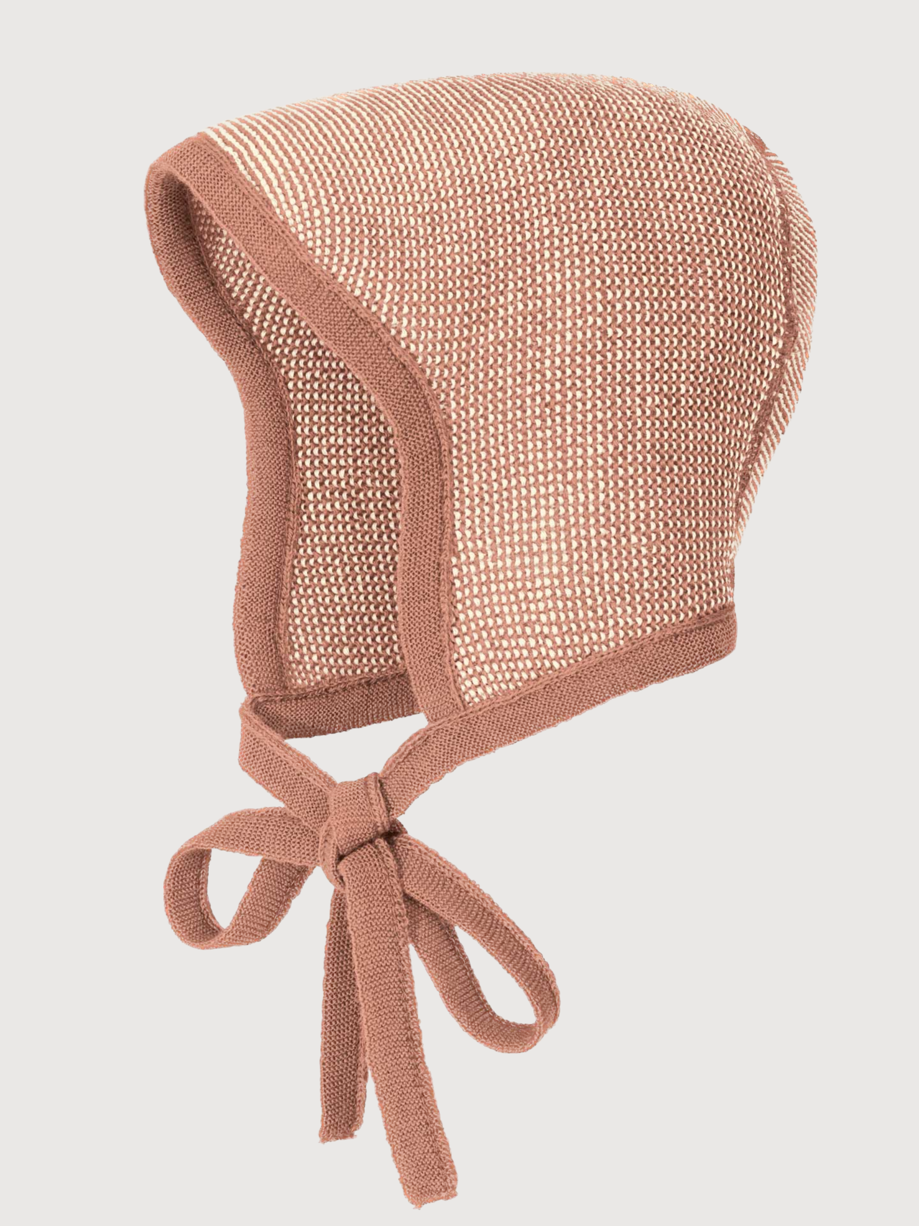 Strick Rose Natural Baby Knitted Bonnet | Disana