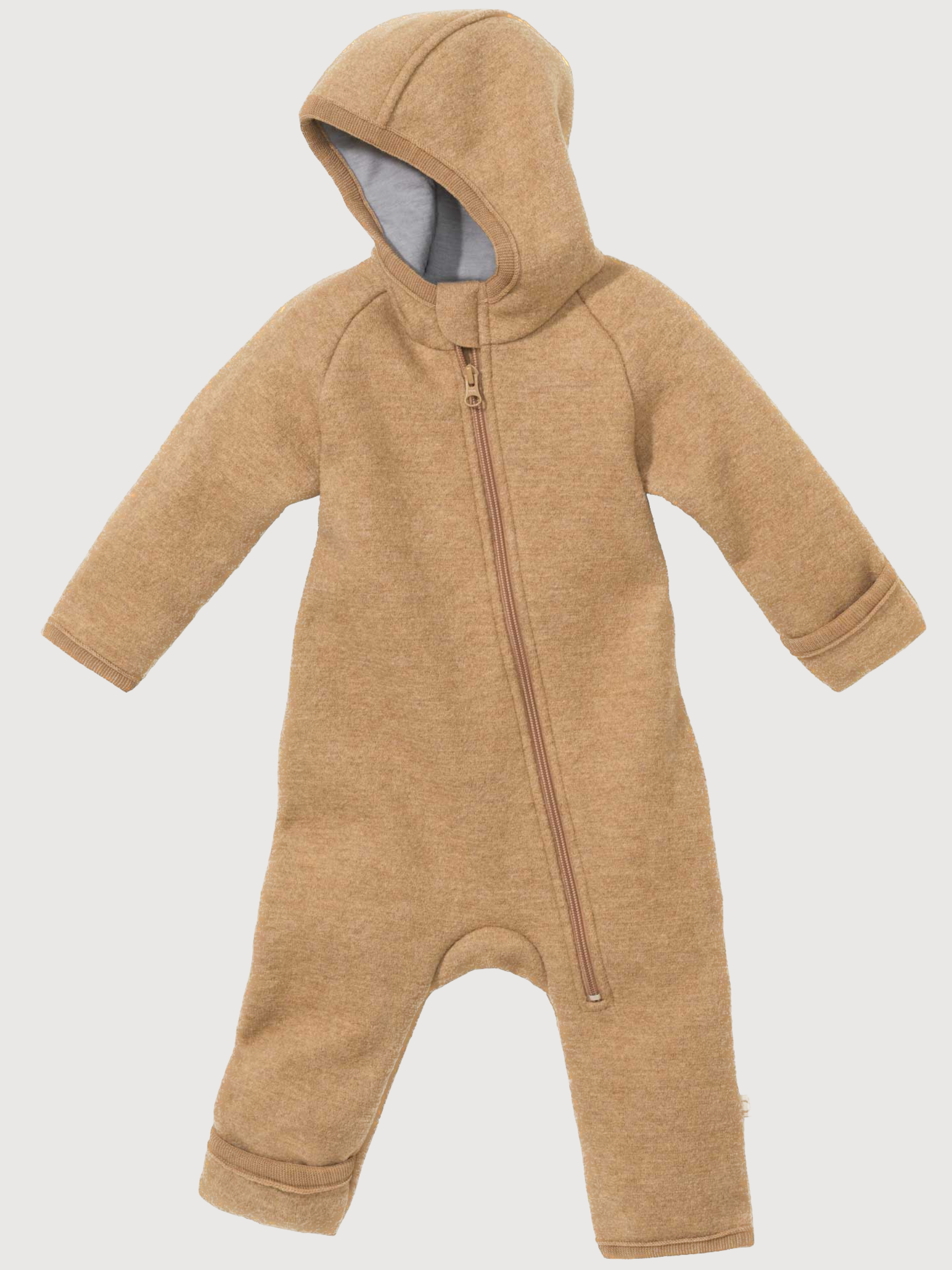 Baby caramello zip-overall | Disana