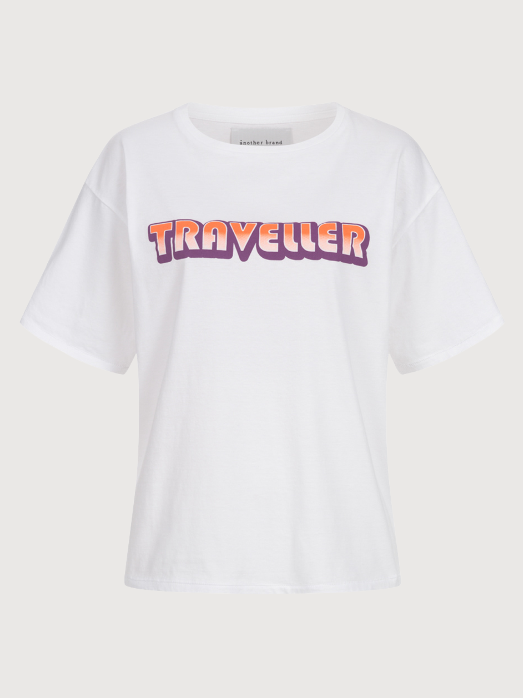 T-shirt viaggiatore bianco | Another Brand