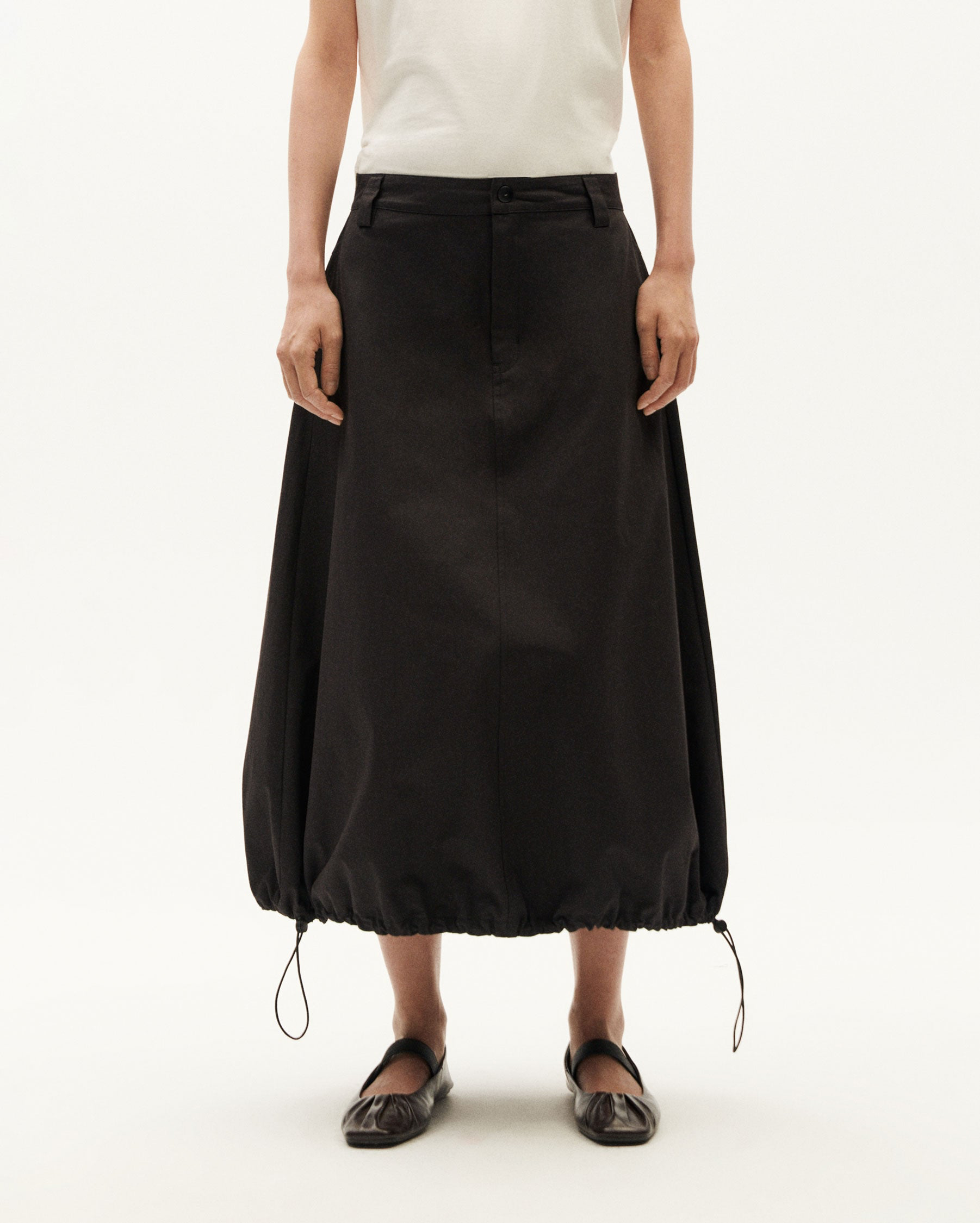 Etel Black Woman Skirt | Thinking Mu