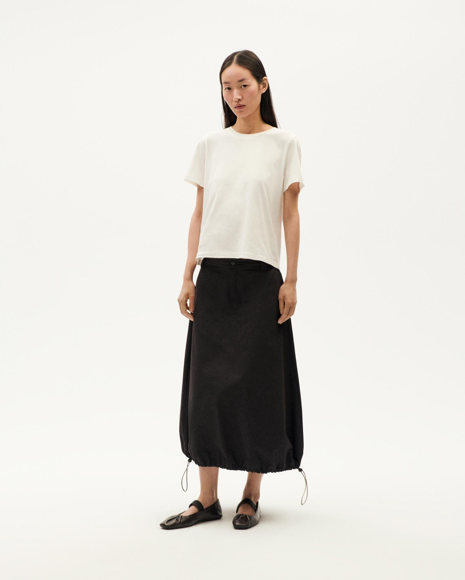 Etel Black Woman Skirt | Thinking Mu