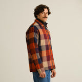 Jacke Torp Flanell-Karo Mattiert Mehrfarbig | DEDICATED