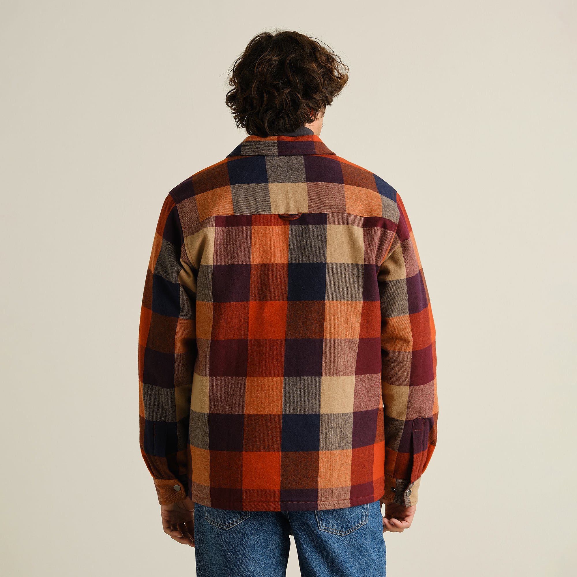 Jacke Torp Flanell-Karo Mattiert Mehrfarbig | DEDICATED