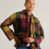 Jacke Voxtorp Flanell Karomuster Auffällig Mehrfarbig | DEDICATED