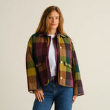 Jacke Voxtorp Flanell Karomuster Auffällig Mehrfarbig | DEDICATED