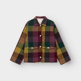 Jacke Voxtorp Flanell Karomuster Auffällig Mehrfarbig | DEDICATED