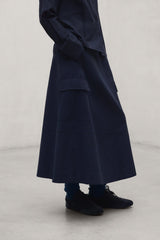Gonna da donna Kano Ten Cot blu navy scuro | ECOALF
