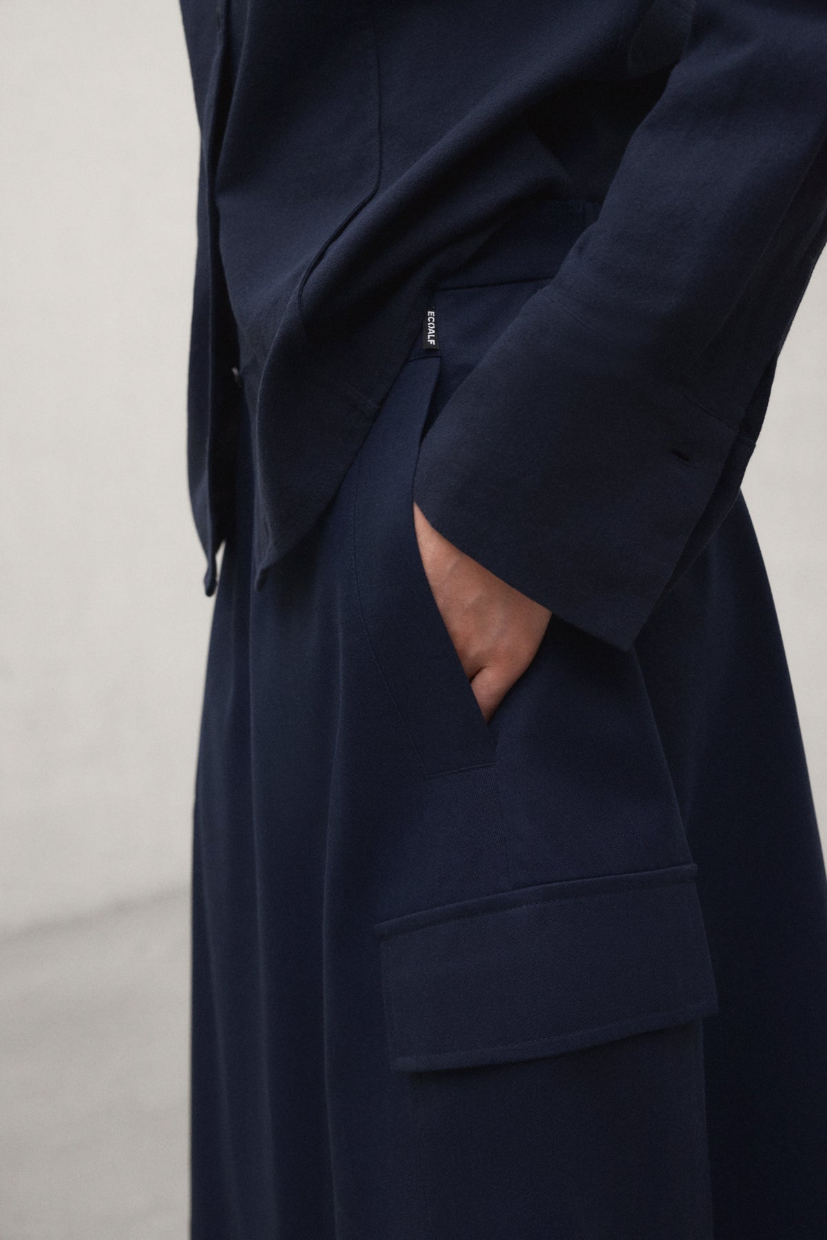 Gonna da donna Kano Ten Cot blu navy scuro | ECOALF