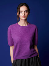 Pullover Short Sleeve in Cashmere - Lilac | Another Brand