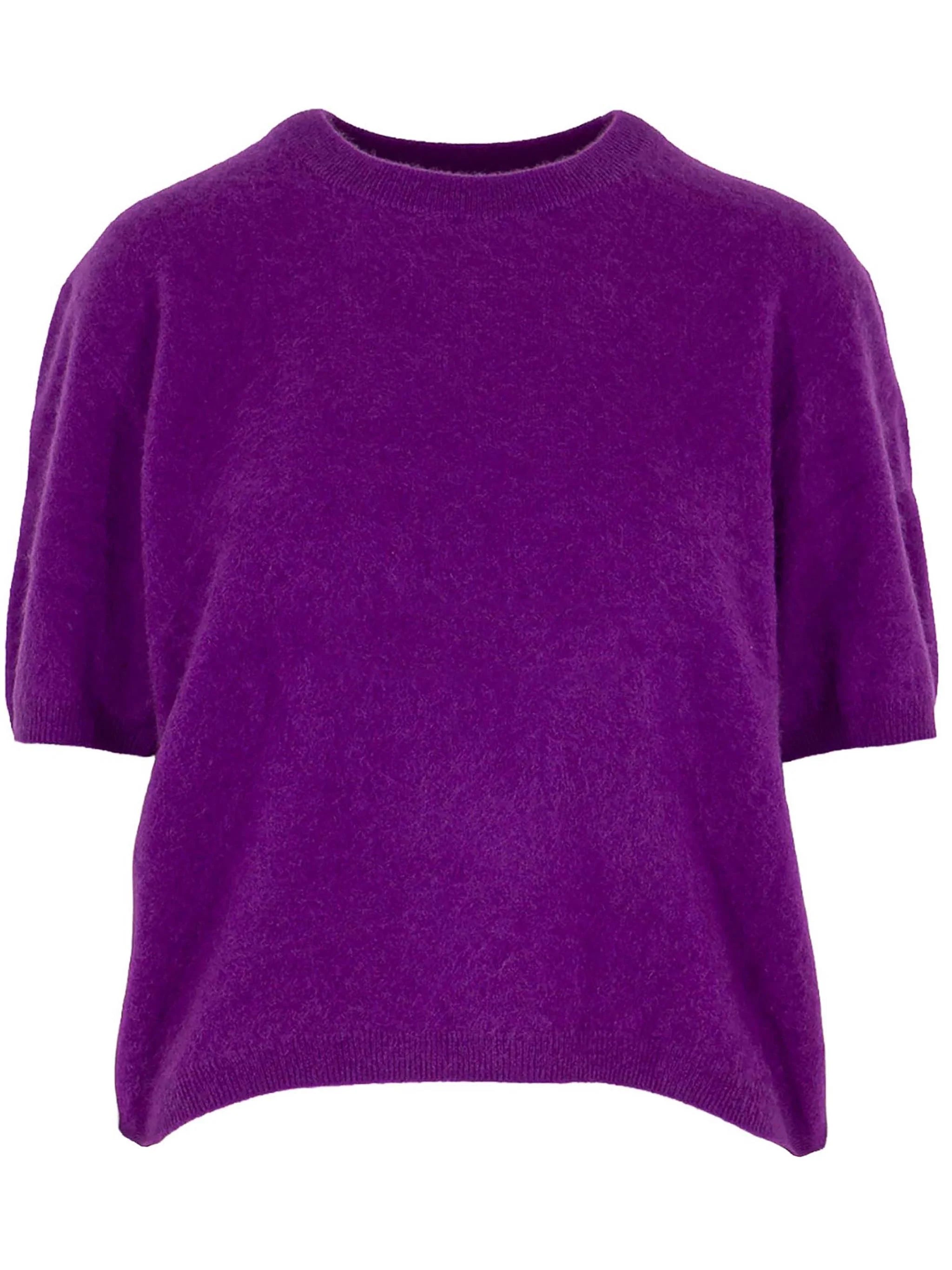 Pullover Short Sleeve in Cashmere - Lilac | Another Brand