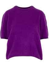 Pullover Short Sleeve in Cashmere - Lilac | Another Brand