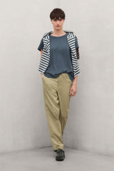 T-shirt Keile da donna color kaki scuro | ECOALF
