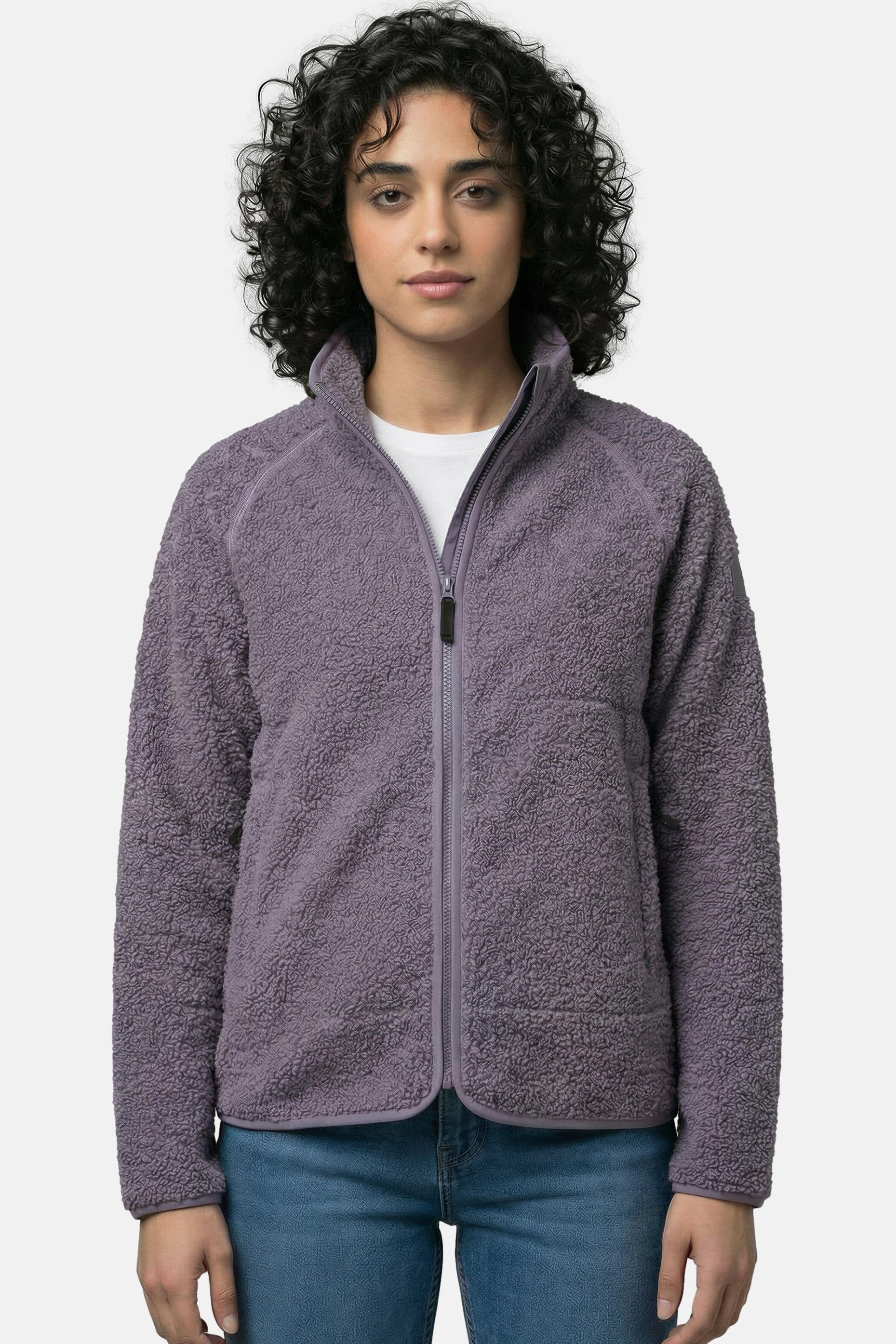 Kuschelby Women's Jacket – Purple Sage | Derbe