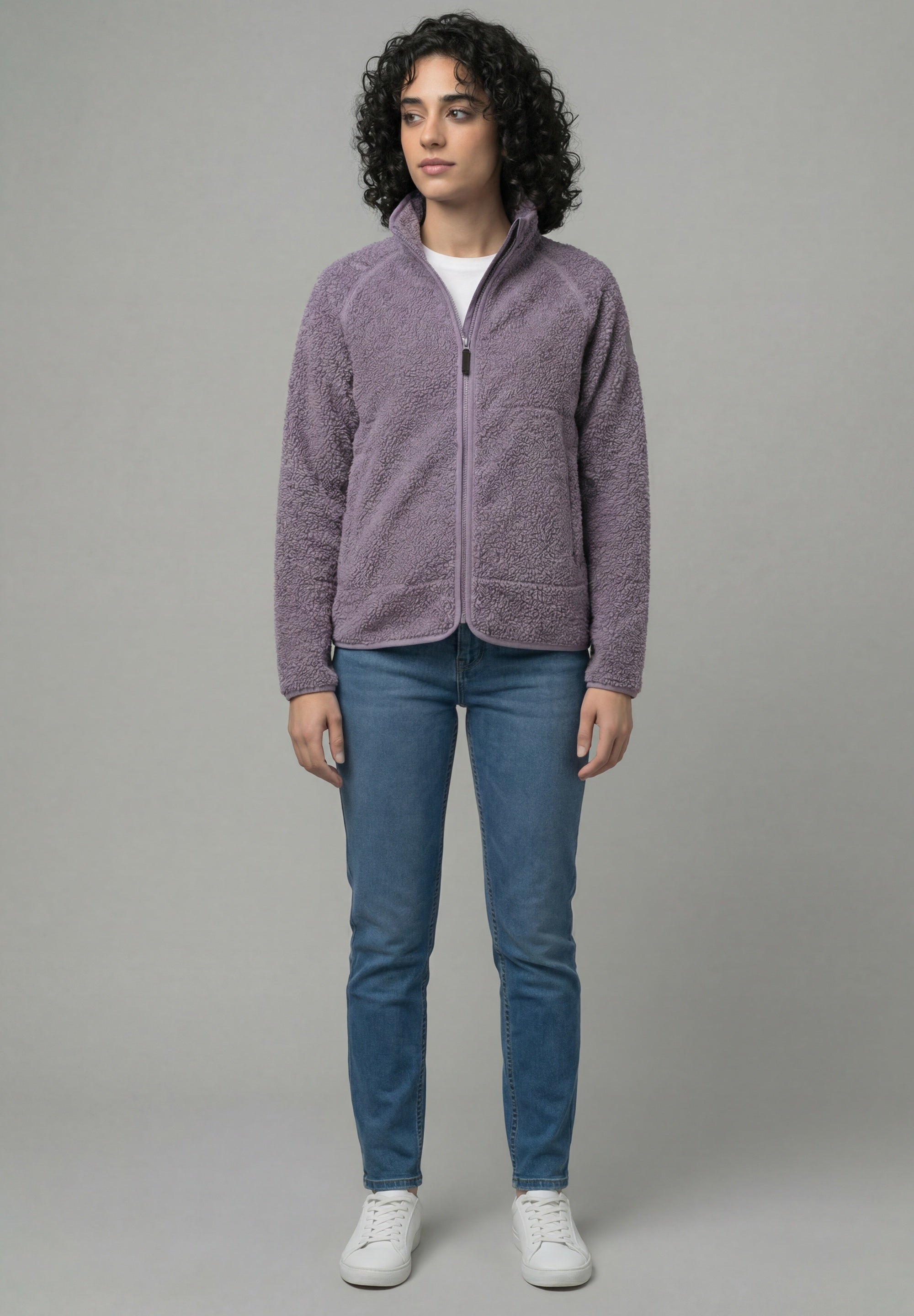 Kuschelby Women's Jacket – Purple Sage | Derbe