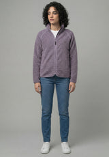 Kuschelby Women's Jacket – Purple Sage | Derbe