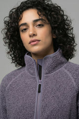 Kuschelby Women's Jacket – Purple Sage | Derbe