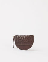 Portamonete Laura – Marrone Intrecciato | O My Bag