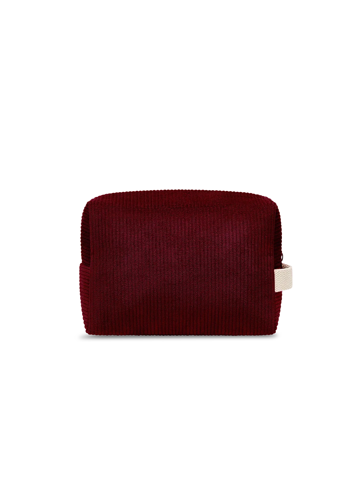 Leon burgundy corduroy Toiletry Bag | Hindbag