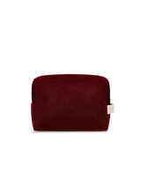 Leon burgundy corduroy Toiletry Bag | Hindbag