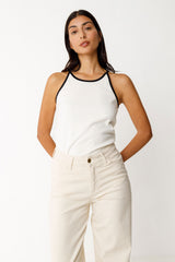 Top Libe Creme Damen Bio-Baumwolle | Skfk