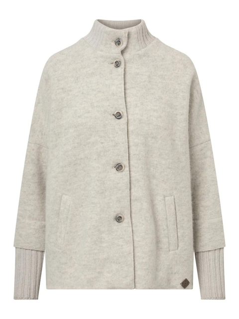 Ilsa Beige Frau Wolljacke | Stapf