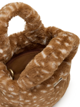 Louise fawn faux fur Crossbody | Hindbag