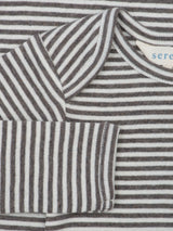 Baby Body Stripe Soil/Offwhite | SERENDIPITY