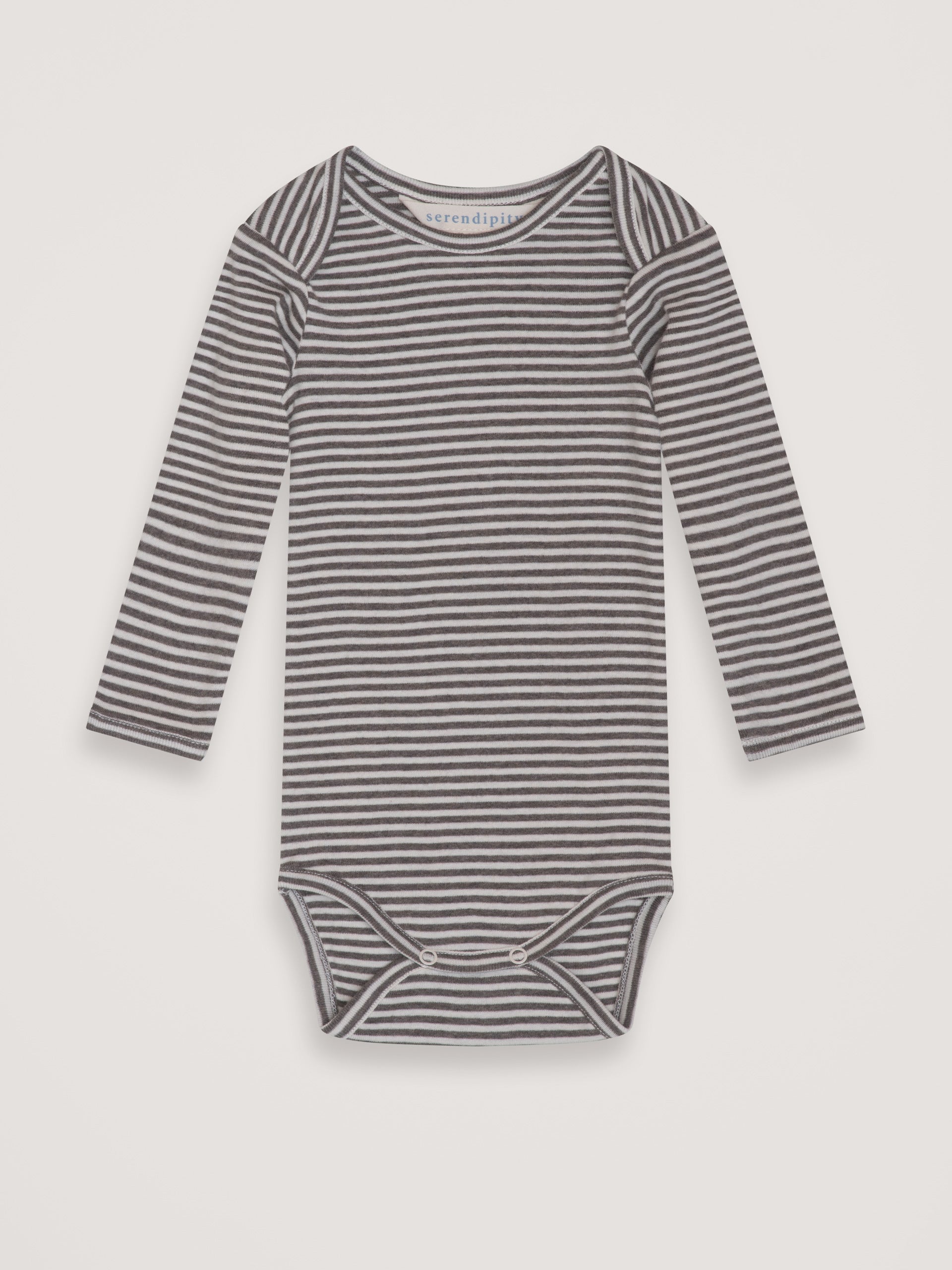 Baby Body Stripe Soil/Offwhite | SERENDIPITY