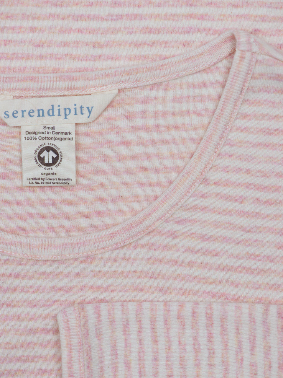 Slim Tee Stripe Orchid/Offwhite | SERENDIPITY