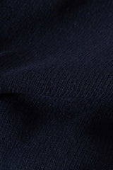 Edda Damen Rundhals-Pullover aus recyceltem Kaschmir – Blackberry Blue | Rifò