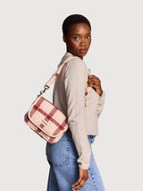 Margault tartan pink Crossbody | Hindbag