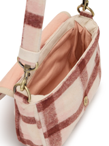Margault tartan pink Crossbody | Hindbag