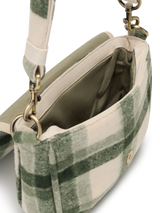 Margault tartan green Crossbody Bag | Hindbag