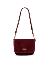 Margault burgundy corduroy Crossbody | Hindbag