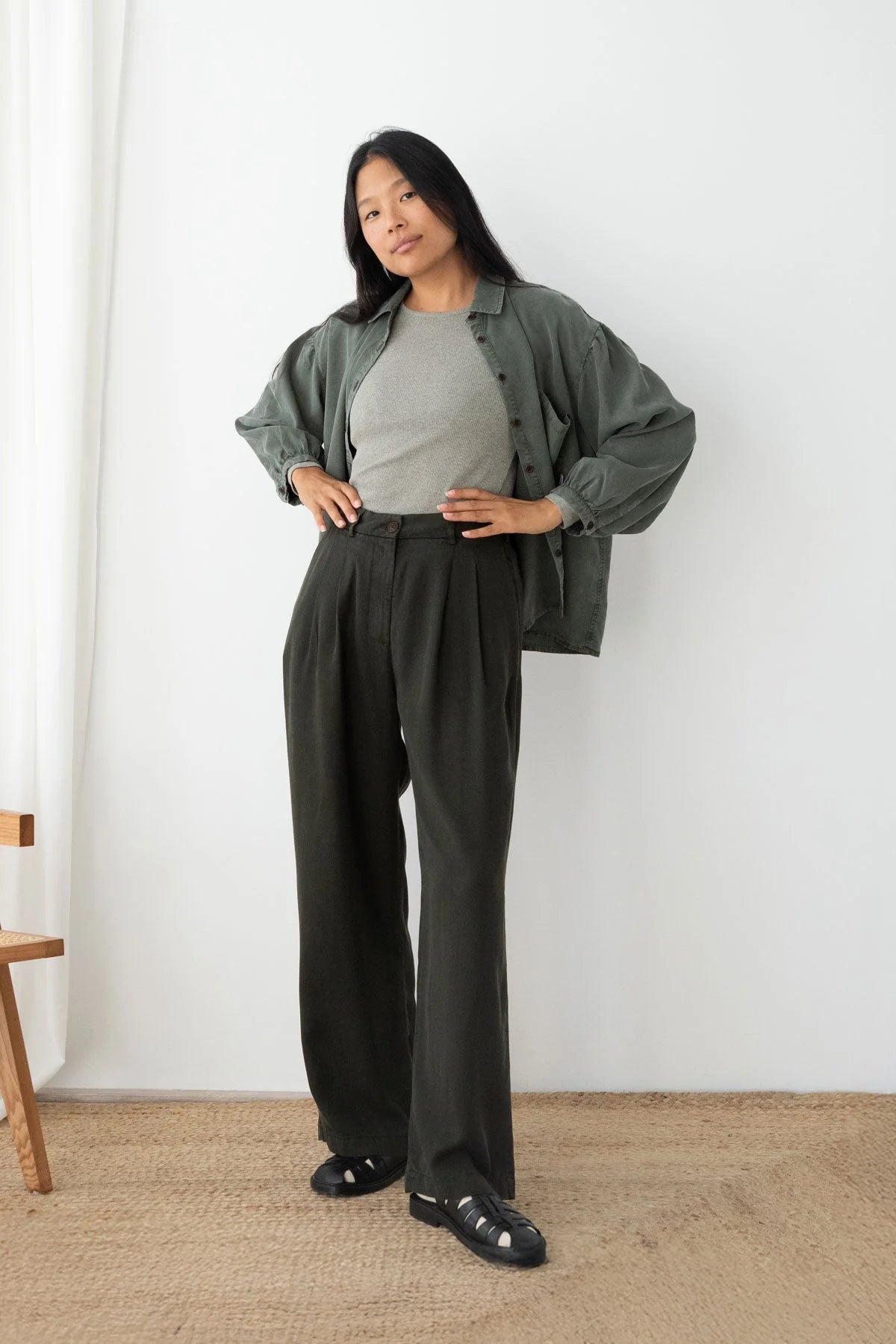 Mesquida Trouser Dark Green | TWOTHIRDS
