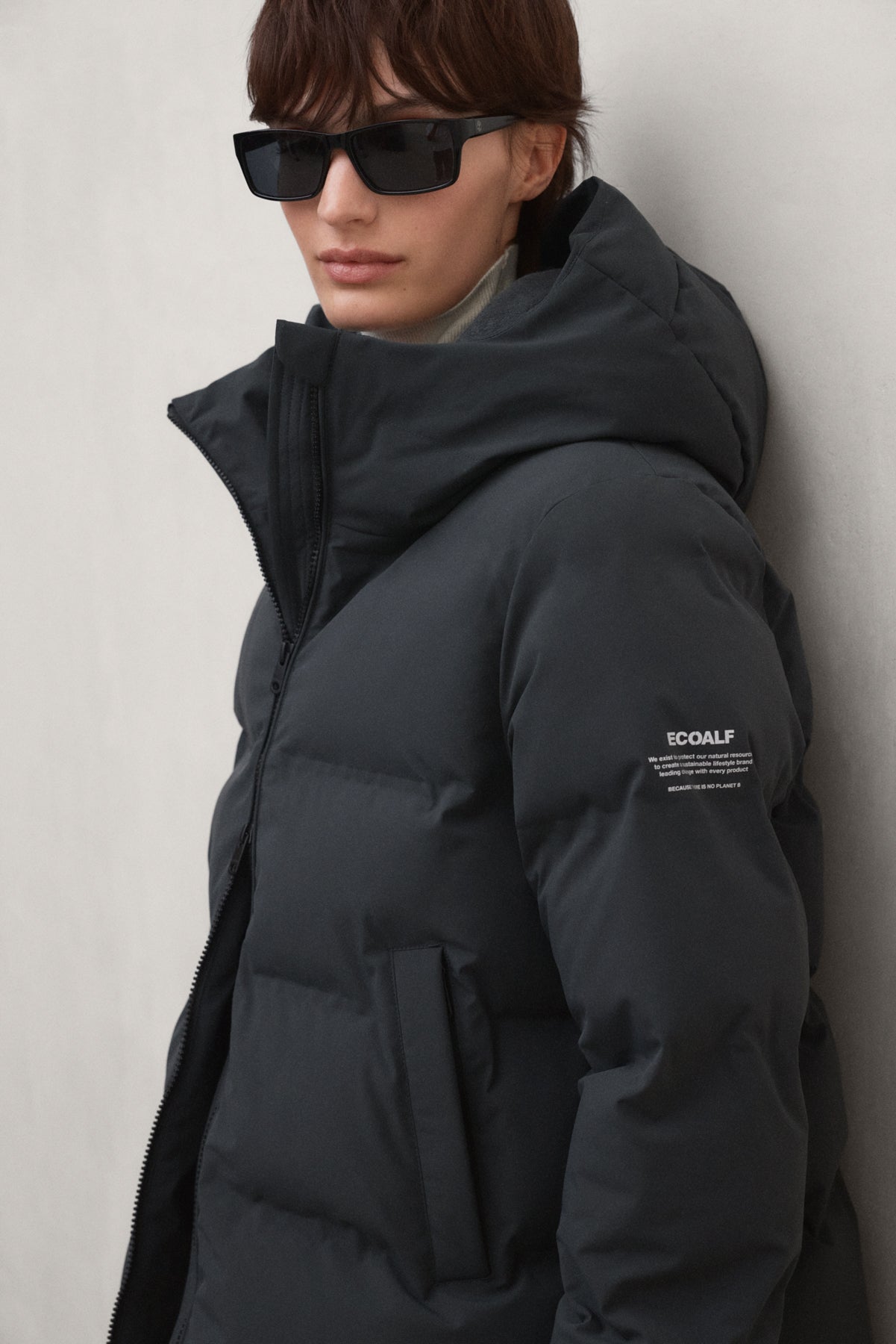 Mia Damenjacke Anthrazit Khaki | ECOALF