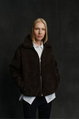 Miisa Women's Jacket – Dark Brown | Makia