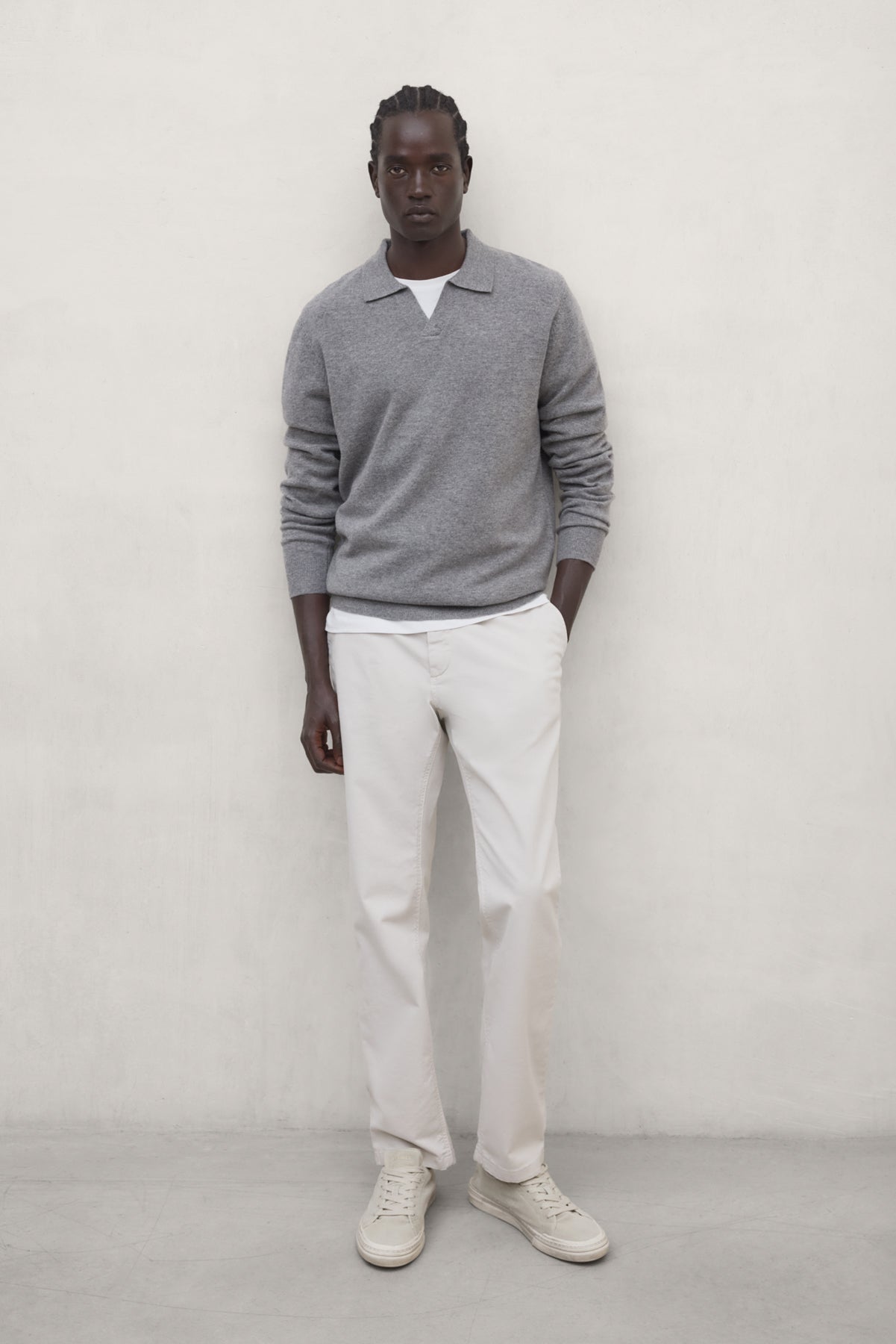 Maglione Mopane da uomo grigio medio mélange | ECOALF