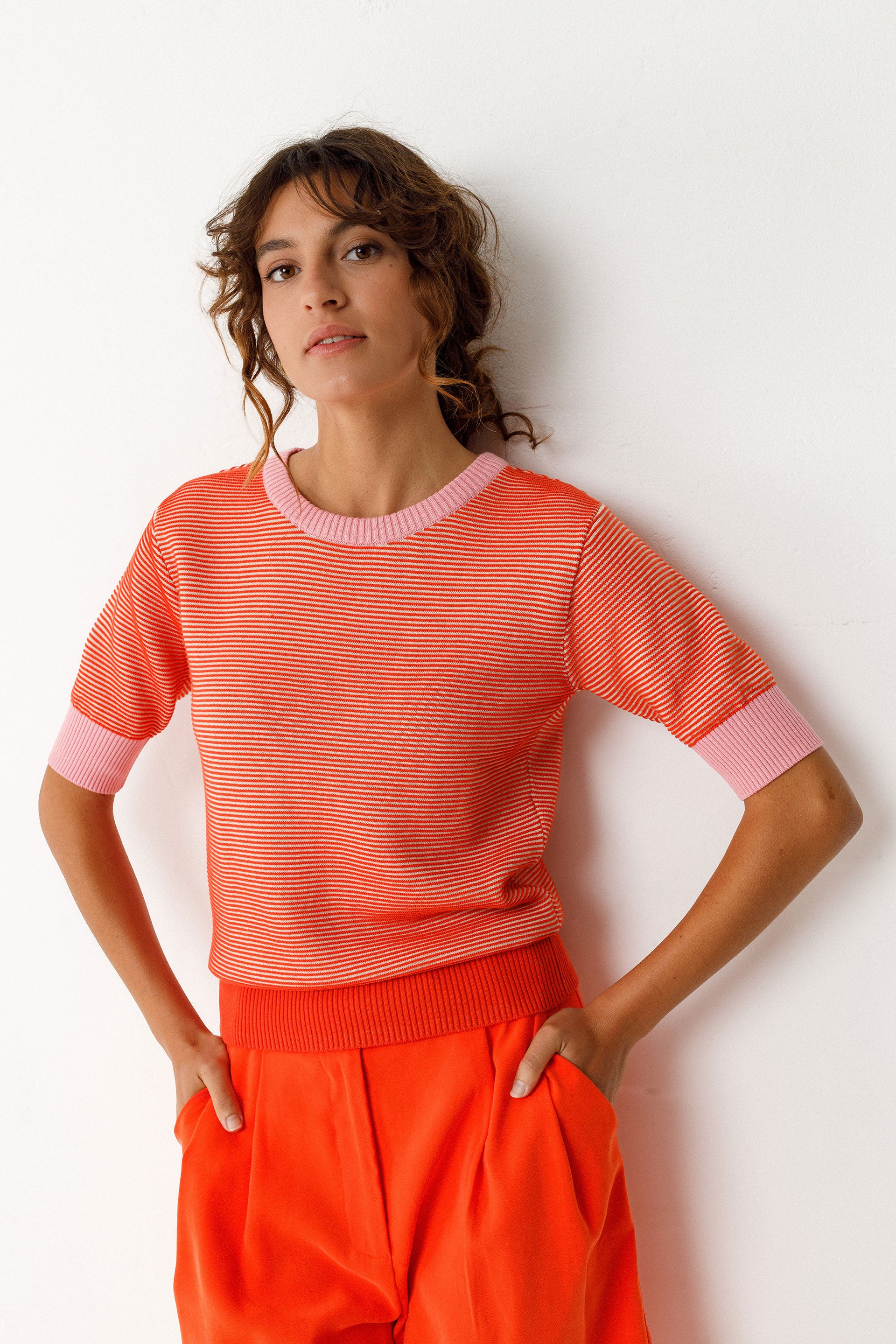 Maglione Muike Donna Arancio | SKFK