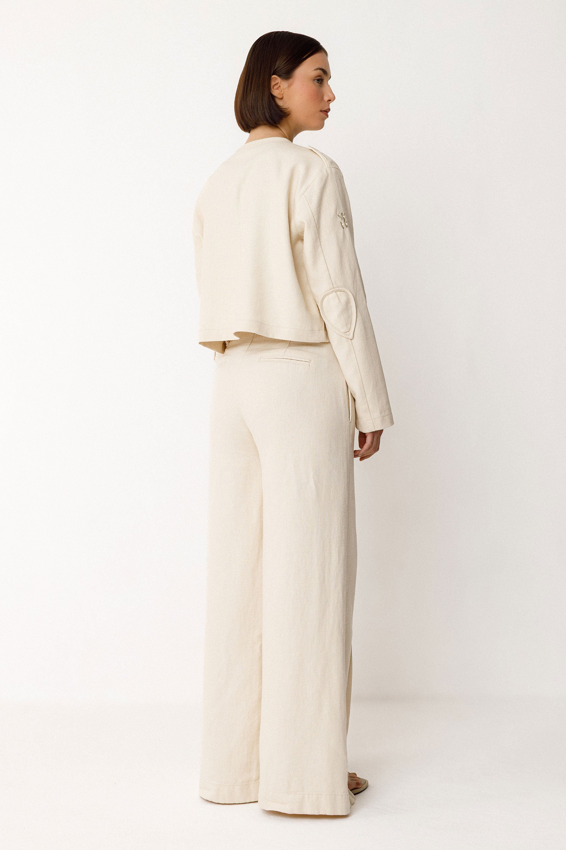 Trouser Narea Ivory Woman | Skfk